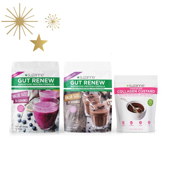 Value Size GUT RENEW Formula & Chocolate Collagen Custard Kit