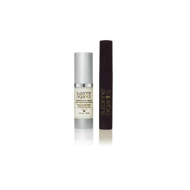 SUZANNE Organics Firming Eye Serum with Tightening Peptide Formula + Mascara